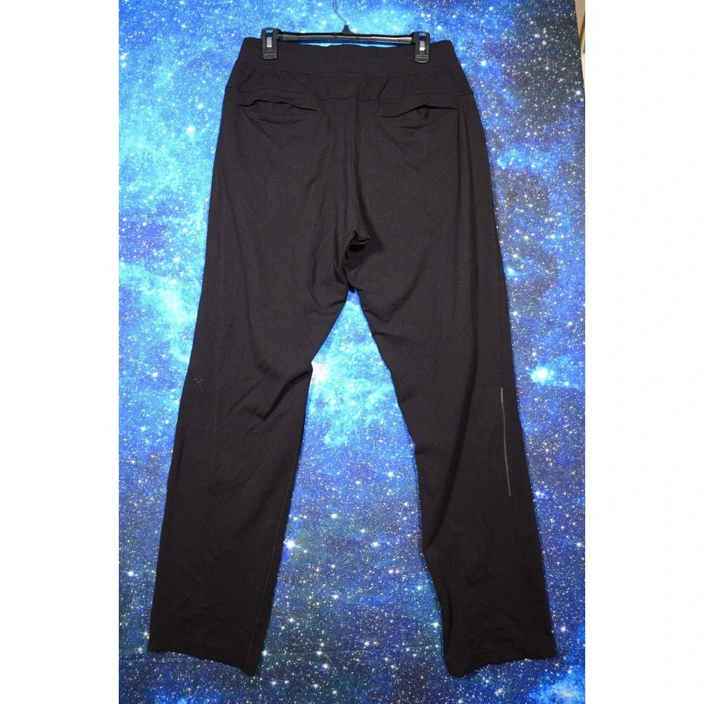 Lululemon Men's‎ Kung Fu Athletic Pants Mens Large Black Pockets Drawstring